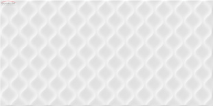 Плитка Cersanit Deco белый рельеф DEL052D-60 (29,8x59,8)